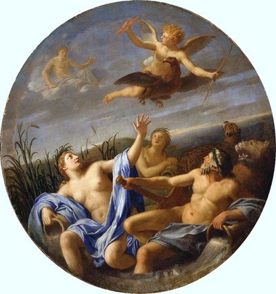 La vie de Cupidon - Cupidon volant le tonnerre de Jupiter - Eustache Le Sueur